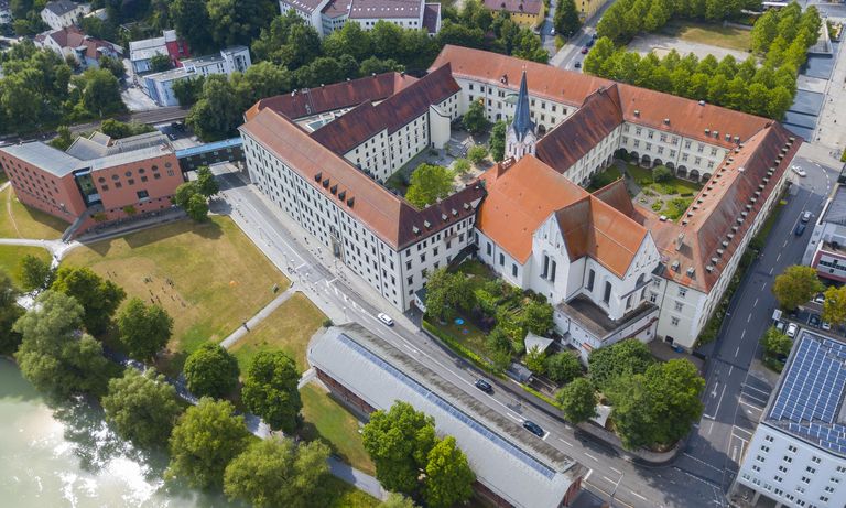 Aerial view of the Nikolakloster Building