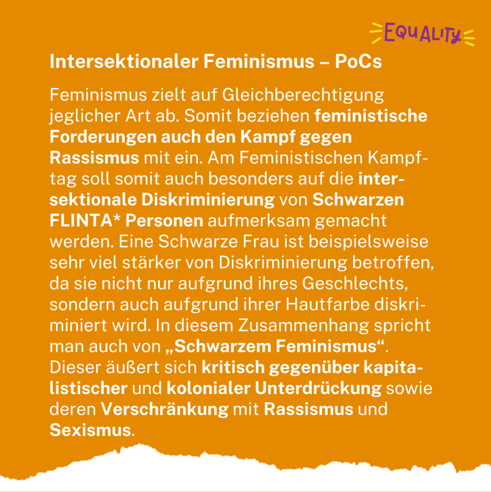 Feministischer Kampftag - Info