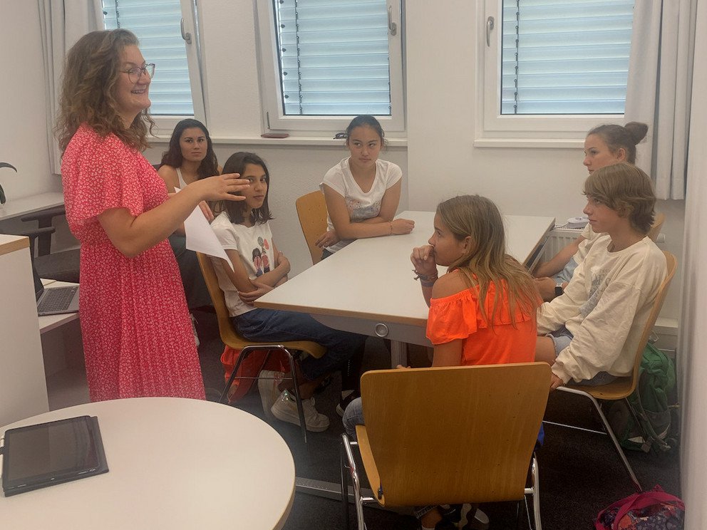 Gruppenfoto Laborraum