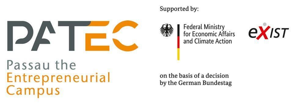 PATEC Logo und EXIST Logo