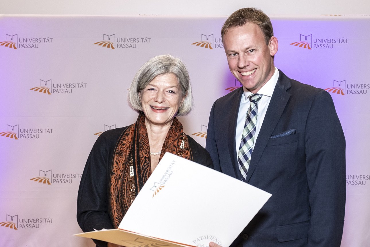 Pr&auml;sidentin Prof. Dr. Carola Jungwirth und Dr. Stefan Mang