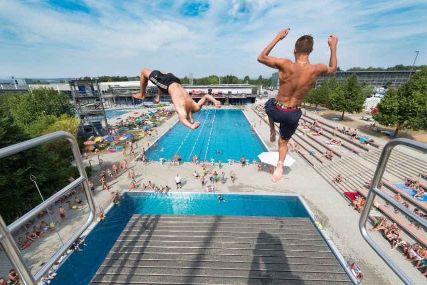 The P.E.B. aquapark in Passau.