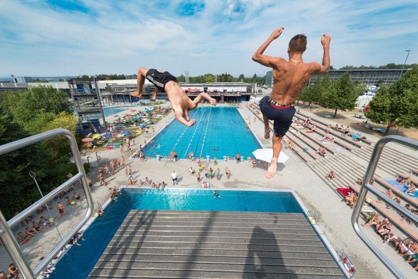 The P.E.B. aquapark in Passau.
