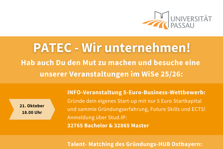 Semesterübersicht Programm WiSe 25/26