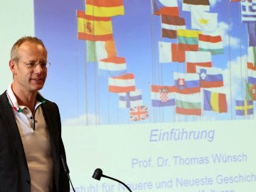 Offizielle Begrüßung durch Prof. Dr. Thomas Wünsch, Foto: Florian Rampelt