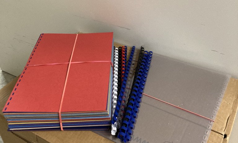 Material f&uuml;r Ringbindung