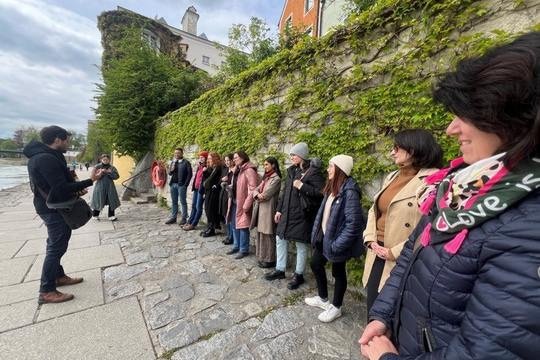 Bei einer Stadtführung erkundeten die Teilnehmenden Passau. Foto: Dr. Ingvild Richardsen