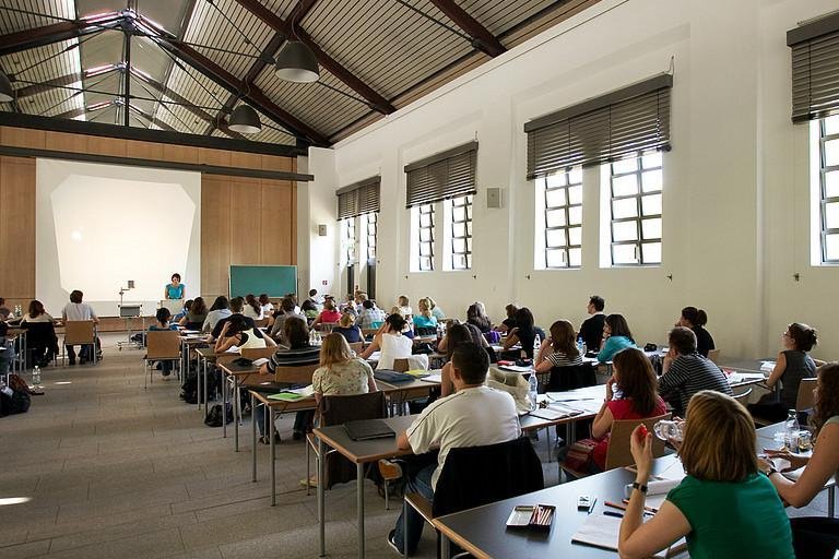 Die Innsteg-Aula auf dem Campus der Uni Passau