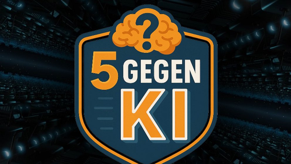 Illustration zur Quiz-Show 5 gegen KI.
