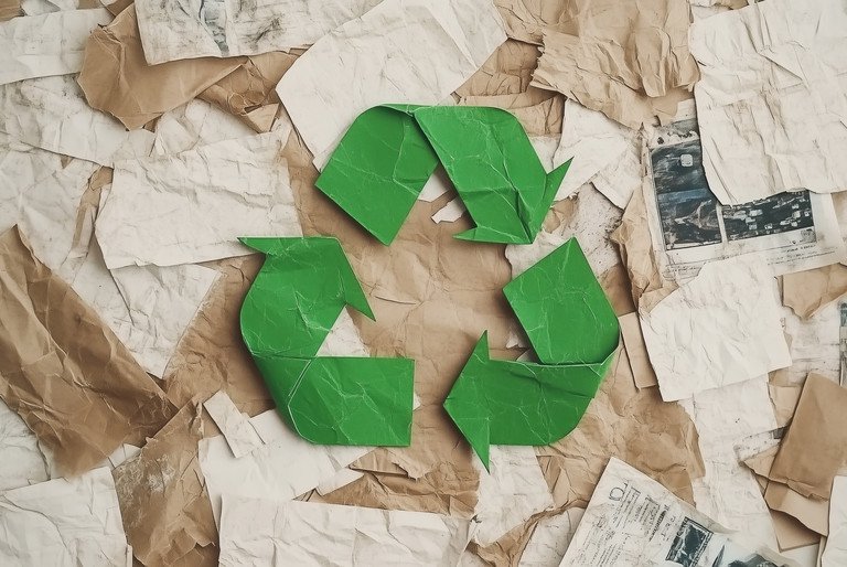 Symbolbild Recyclingpapier, Foto: Adobe Stock