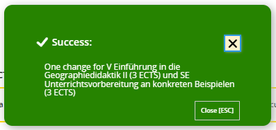 Green Notification