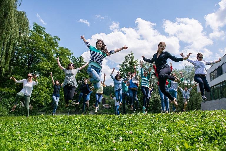 Dekoratives Bild der Kachel 'Danke'