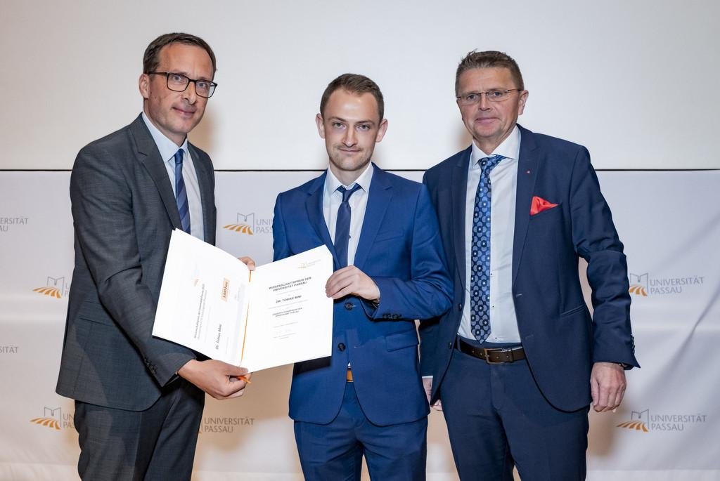 von links: Prof Dr. Jan H. Schumann, Dr. Tobias Mini, Ludwig Fuller