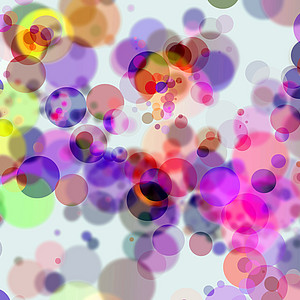 coloured dots on a white background