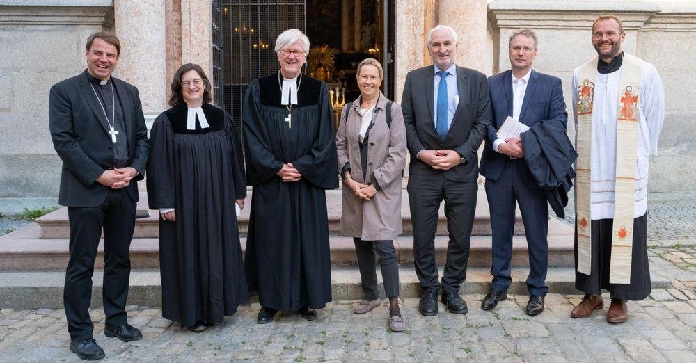 vl.: Stefan Oster, Sonja Sibbor-Heißmann, Prof. Dr. Heinrich Bedford-Strohm, Prof. Dr. Ulrike Beisiegel, Prof. Dr. Ulrich Bartosch, Andreas Erndl