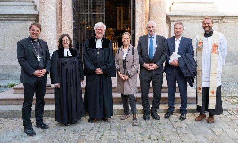 vl.: Stefan Oster, Sonja Sibbor-Heißmann, Prof. Dr. Heinrich Bedford-Strohm, Prof. Dr. Ulrike Beisiegel, Prof. Dr. Ulrich Bartosch, Andreas Erndl