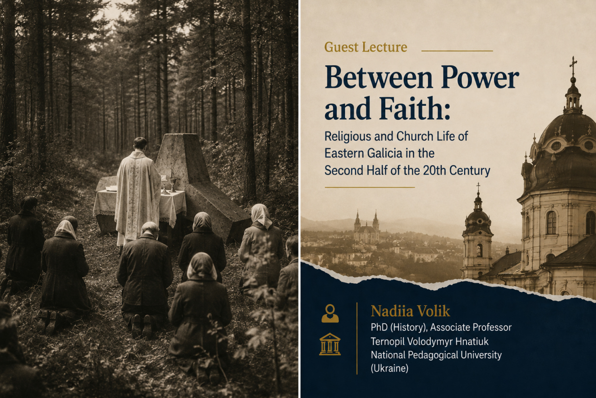 BETWEEN POWER AND FAITH, Nadiia Volik PhD