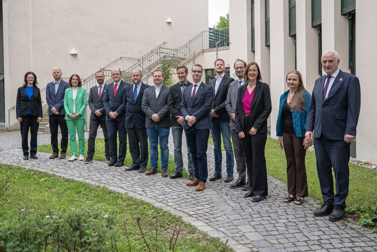 Die Delegation der Karlsuniversität Prag zu Besuch an der Universität Passau; Foto: Universität Passau