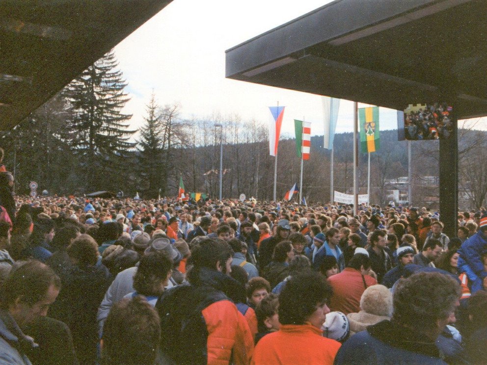 Lidsk&yacute; řetěz v Železn&eacute; Rudě