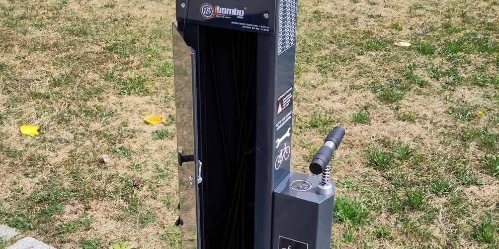 Bild einer Fahrradreperaturstation