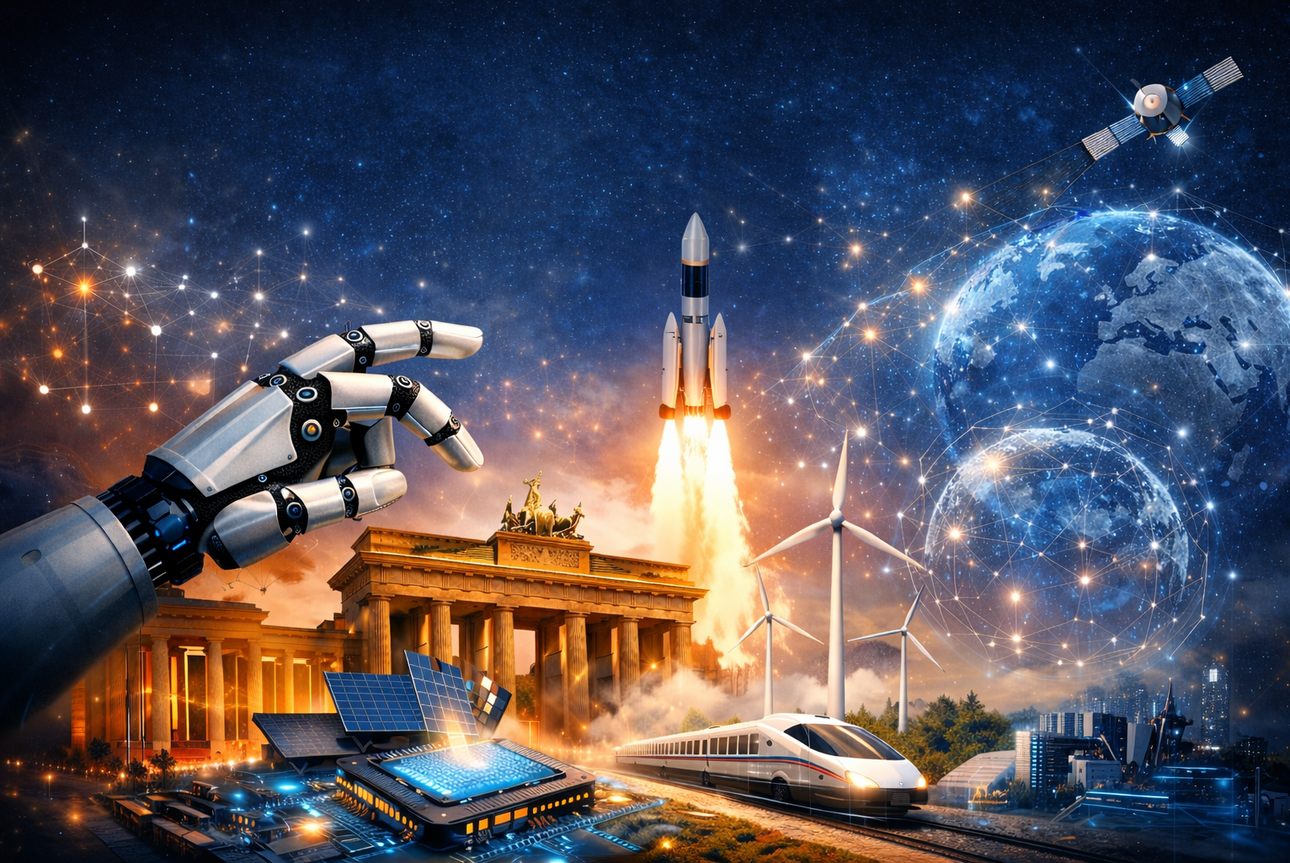 Symbolbild Hightech Agenda Deutschland KI-generiert
