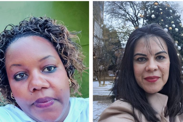 [Translate to Englisch:] Foto Dr. Fungomeli + Prof. Dr. Santos Povoa