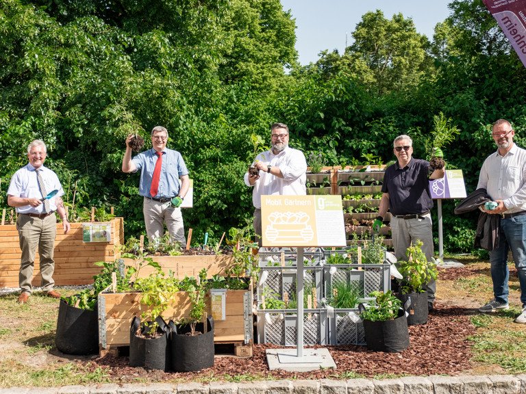 Eröffnung des Urban Gardening Demogartens