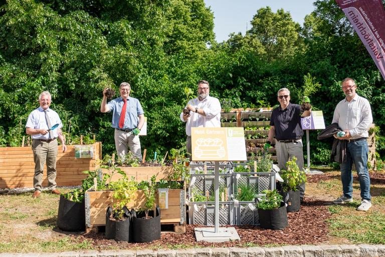 Eröffnung des Urban Gardening Demogartens
