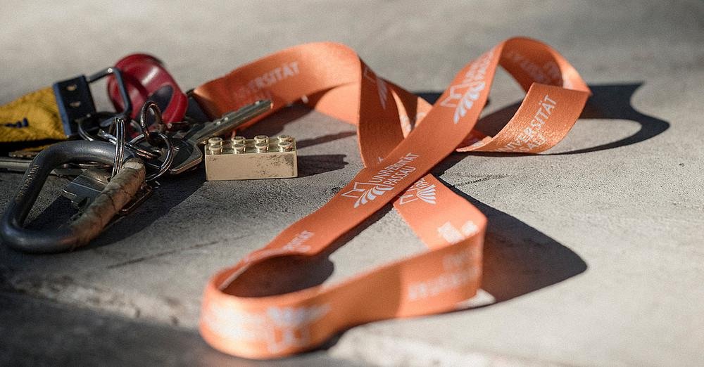 Langes Lanyard aus recyceltem PET