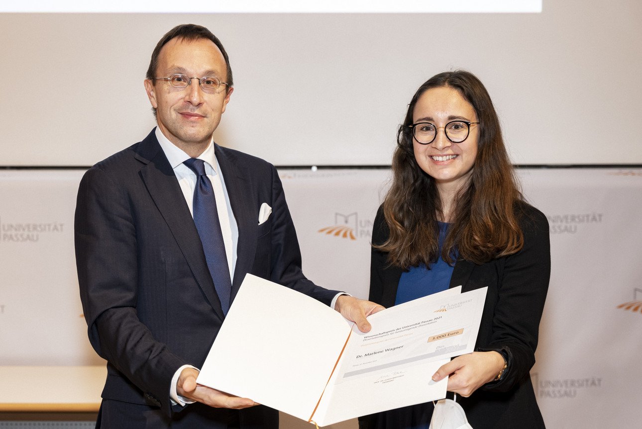 Prof. Dr.&nbsp;Robert Obermaier und Dr. Marlene Wagner