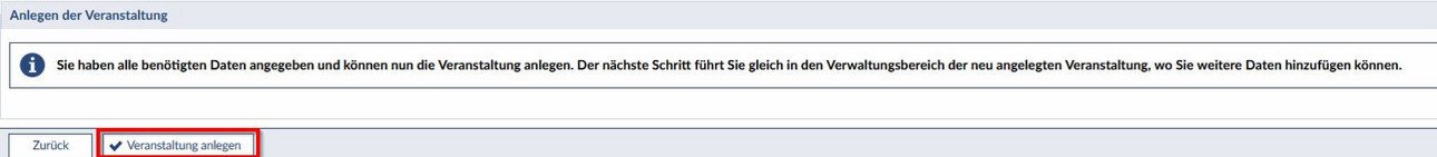 Screenshot Stud.IP Button "Veranstaltung anlegen"
