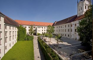 The Nikolakloster courtyard