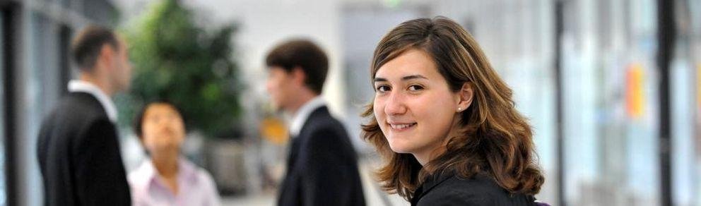 Studentin im Studium