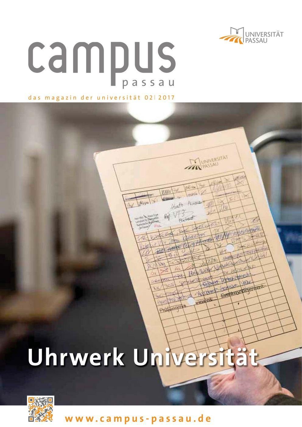 Titelbild Campus Passau 02/2017