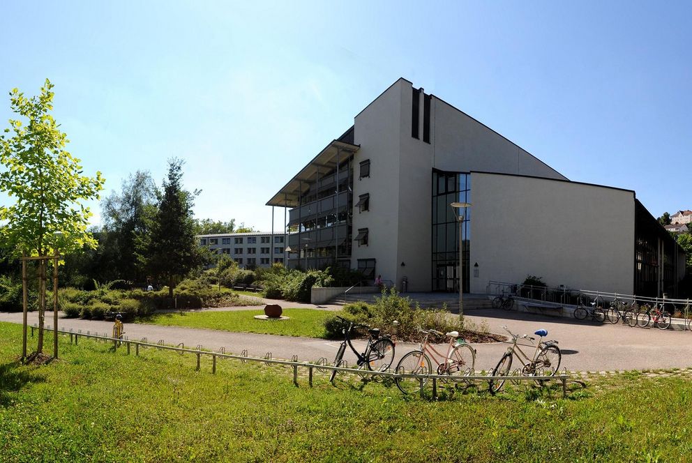 Grünflächen am Campus der Universität Passau