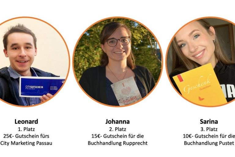 Die Preisträgerinnen und der Preisträger des careersUP-Gewinnspiels