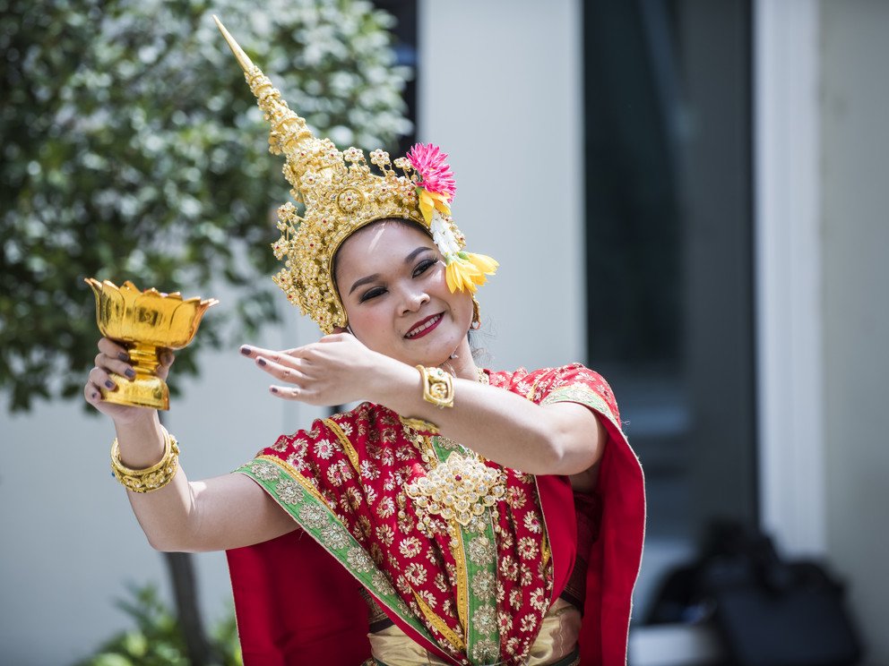 Thailändische Tanzaufführung mit Unterstützung des Königlich Thailändischen Generalkonsulats