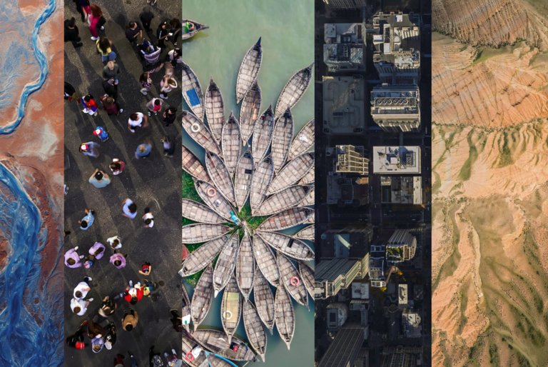 Lecture Series on Habitability - collection of symbolic pictures from Adobe Stock showing different landscapes.