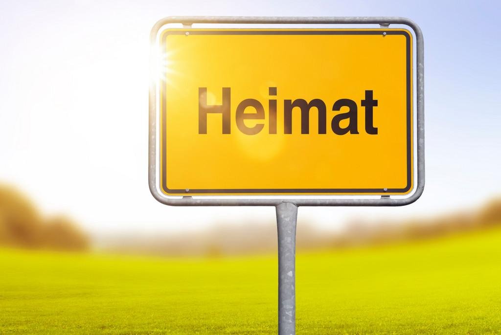 Ortschild "Heimat"