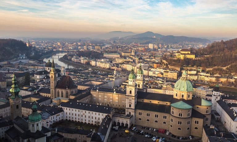 Die österreichische Weltkulturerbe-Stadt Salzburg