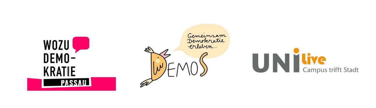 Kooperation Wochen zur Demokratie, DEMOS und Uni live