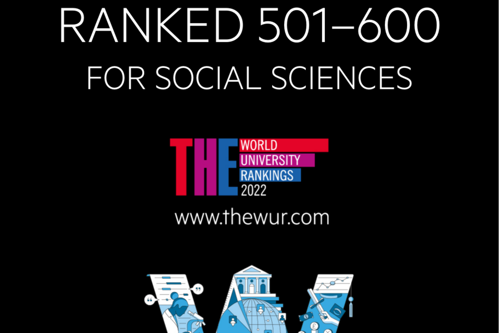 THE Subject Ranking 2022: Social Sciences