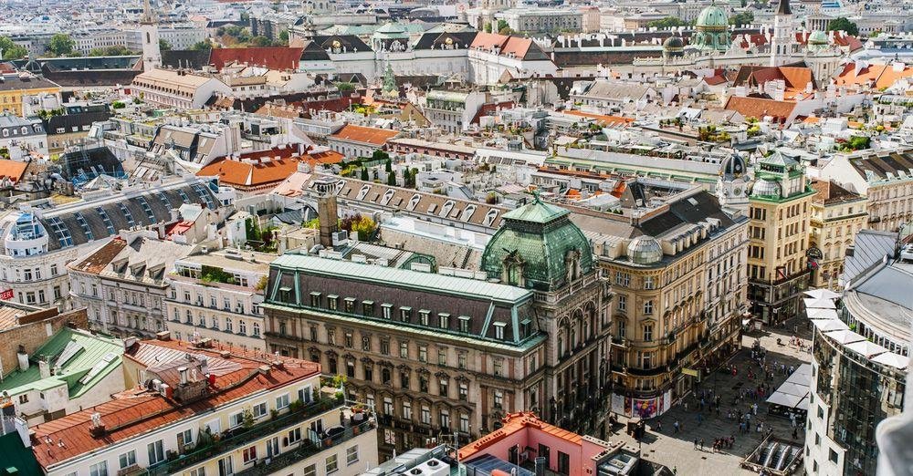 Die Hauptstadt Österreichs von oben