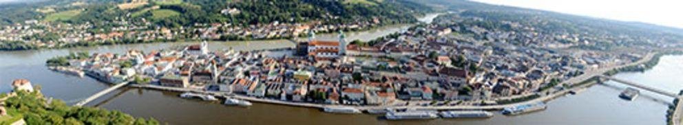 Panoramablick auf Passau Panoramablick auf Passau