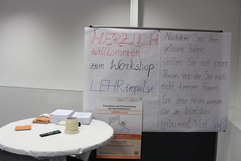 Workshop LEHRimpulse Schaubild aus dem Workshop LEHRimpulse