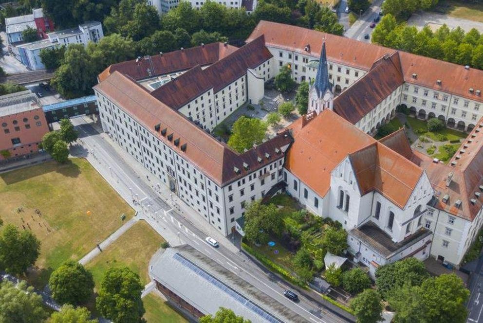 Nikolakloster seen from above