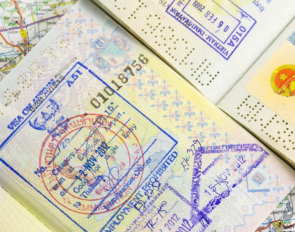 Passport entries