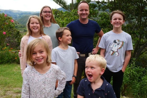 Benjamin Zeier und seine Familie 