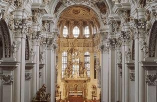 The nave of the cathedral