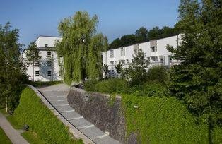 Path leading to the Business Administration and Economics building 